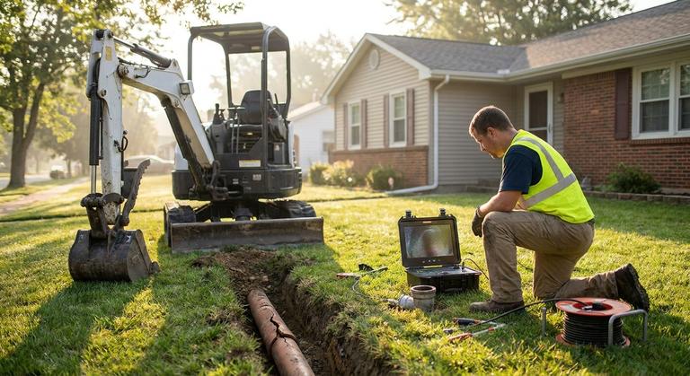 Sewer Line Replacement Cost: Trenchless vs. Open Excavation