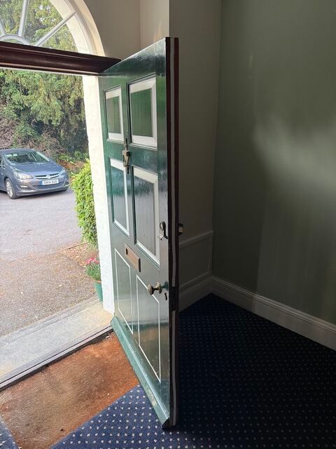 team was called to survey communal doors following health and safety concerns, including: